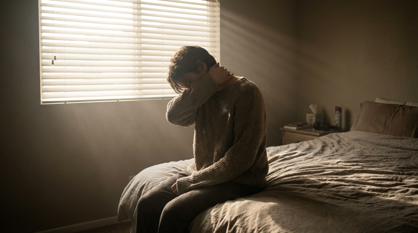 Illustration: Delayed Pain After Car Accident