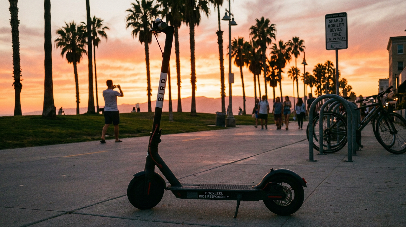 Illustration: Electric Scooter and E-Bike Accident Lawyer in Los Angeles