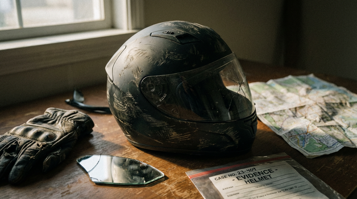 Illustration: Proving Negligence in a California Motorcycle Accident Case