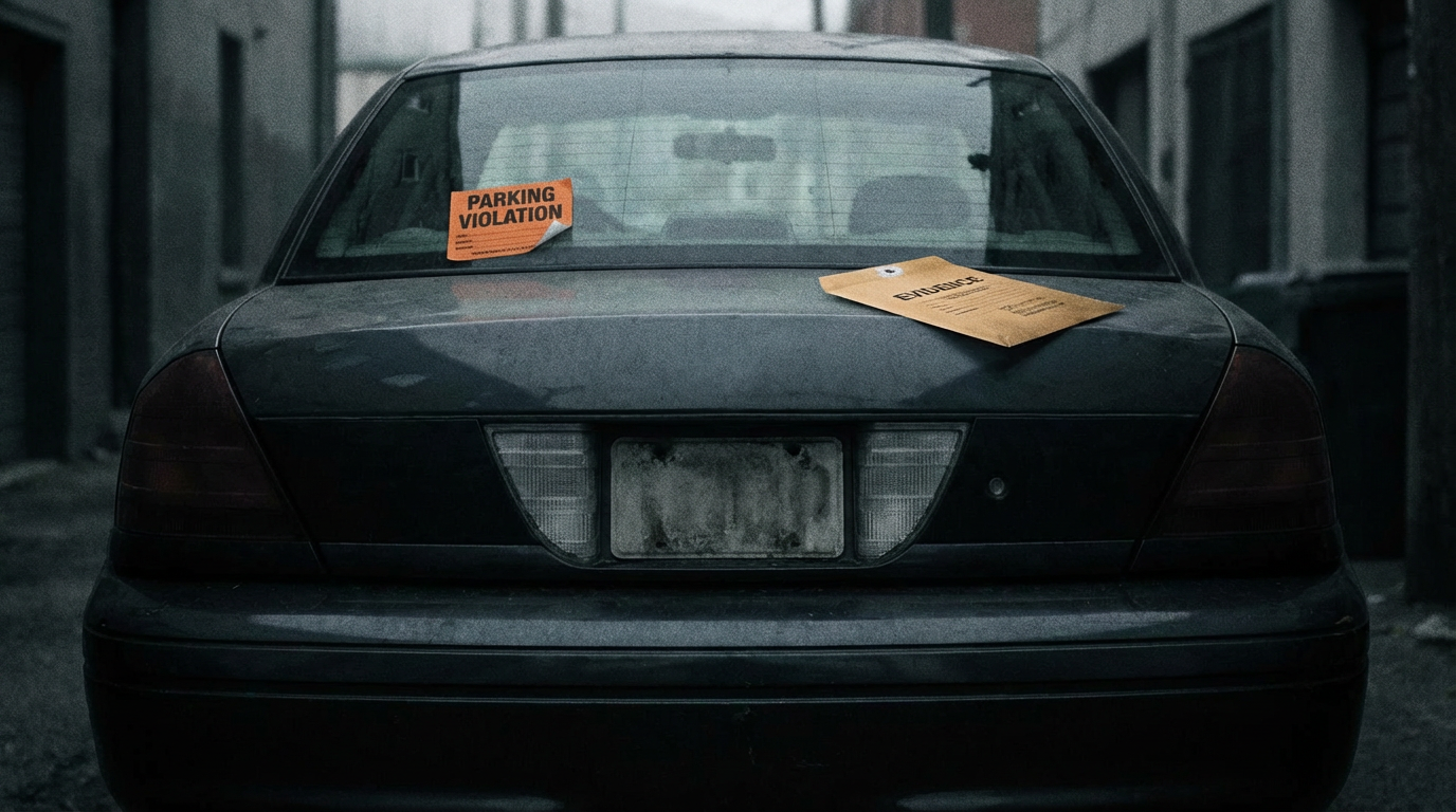 Illustration: What If There's No License Plate? Scooter Accident