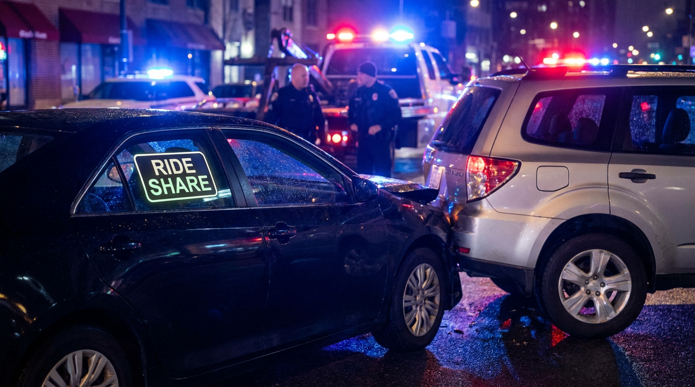 Illustration: How to File an Injury Claim After an Uber or Lyft Accident