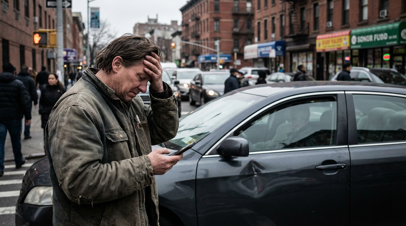 Illustration: Uninsured Driver Accident Lawyer Los Angeles